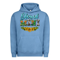 Pigment Pebble Blue blessed mini Urban Hoodie - BarkalooDesign