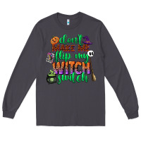 Smoke dont make me flip my witch switch Long Sleeve Tee - CowGirlArtShop