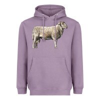 Lavender katahdin sheep Heavyweight Hoodie - LillyAllenDesigns