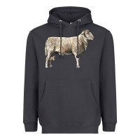Smoke katahdin sheep Heavyweight Hoodie - LillyAllenDesigns