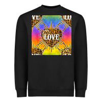Black Pride lgbtq leopard love heart seamless pattern Heavyweight Sweatshirt - BundleAndBundleShop