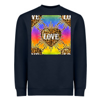 Navy Pride lgbtq leopard love heart seamless pattern Heavyweight Sweatshirt - BundleAndBundleShop