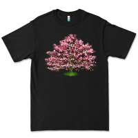 Black Flowering Dogwood Tree Premium Tee - LillyAllenDesigns