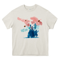 Cream risk of rain 2 Heavy Core Tee - lanVoArt