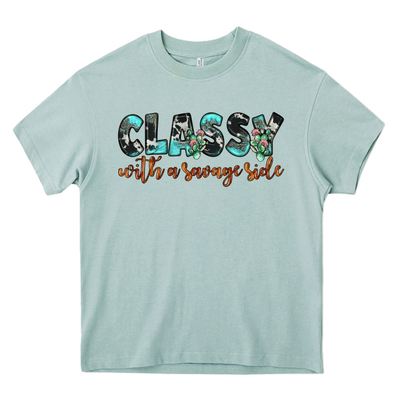 Classy With A Savage Side Heavy Core Tee by JahusDesignShop | Teevron