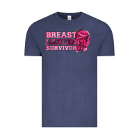 Vintage Denim Breast Cancer Survivor Vintage Tee - texasbilliewilder