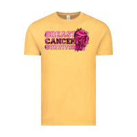 Vintage Mustard Breast Cancer Survivor Vintage Tee - texasbilliewilder