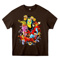 Chocolate Brown invincible and friend hero art Heavy Core Tee - lanVoArt