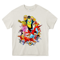 Cream invincible and friend hero art Heavy Core Tee - lanVoArt