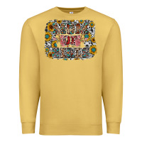 Antique Gold mom of girls Premium Sweatshirt - RacoonDesign