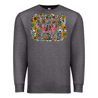 Charcoal Heather mom of girls Premium Sweatshirt - RacoonDesign