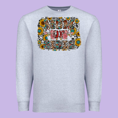 Mom Of Girls Premium Sweatshirt Designed By Racoondesign