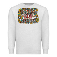 Oatmeal Heather mom of girls Premium Sweatshirt - RacoonDesign