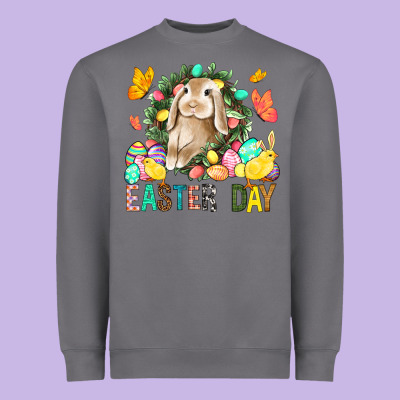 Easter Day Heavyweight Sweatshirt Designed By Bundleandbundleshop