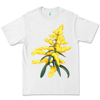 White Botanical Goldenrod Premium Tee - LillyAllenDesigns
