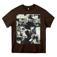 Chocolate Brown another mei misaki poster Heavy Core Tee - lanVoArt