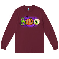 Burgundy boo Long Sleeve Tee - CowGirlArtShop