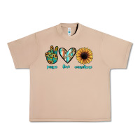 Burro peace love sunshine Urban Heavy Tee - JahusDesignShop