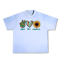 Grape Ice peace love sunshine Urban Heavy Tee - JahusDesignShop