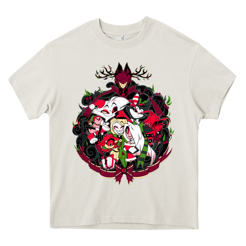 Hazbin Hotel Christmas Heavy Core Tee by lanVoArt | Teevron