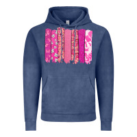 Vintage Denim Cancer brushstroke Cancer Awareness Vintage Hoodie - HowdyJamesFarm