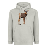 Moon Dust elk fawn deer Heavyweight Hoodie - LillyAllenDesigns