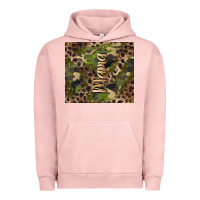 Pigment Salmon camouflage mama Urban Hoodie - BarkalooDesign