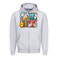 Baseball And Softball Aunt Leopard Frame Zipper Hoodie | Teevron
