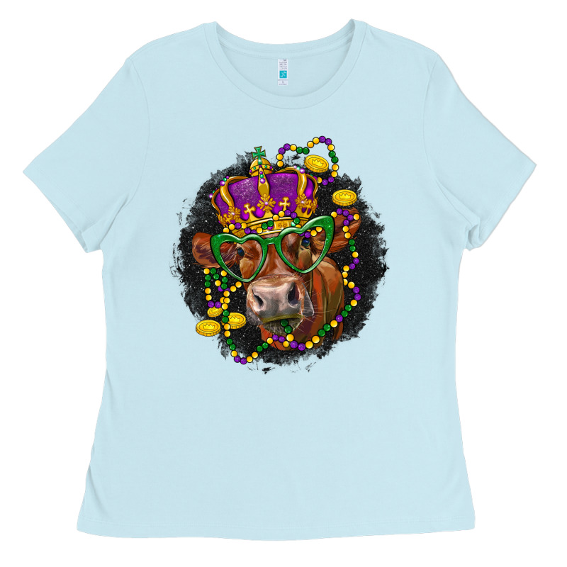 Mardi Gras Red Angus Ladies Tee by LillyAllenDesigns | Teevron