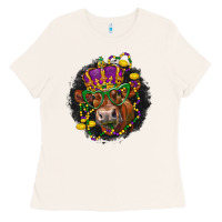 Bone Mardi Gras red Angus Ladies Tee - LillyAllenDesigns