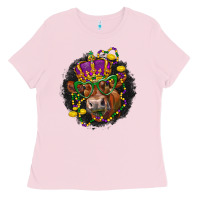Bubblegum Pink Mardi Gras red Angus Ladies Tee - LillyAllenDesigns