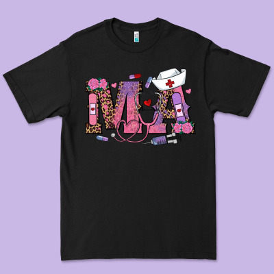 Valentines Day Ma Nurse Premium Tee Designed By Ranaportraitstore