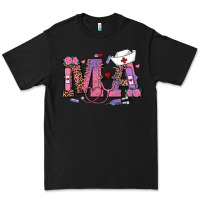Black valentines day ma nurse Premium Tee - RanaPortraitStore