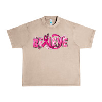 French Oak Cancer Believe Urban Heavy Tee - NancyCooperArtShop