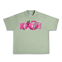 Oil Green Cancer Believe Urban Heavy Tee - NancyCooperArtShop