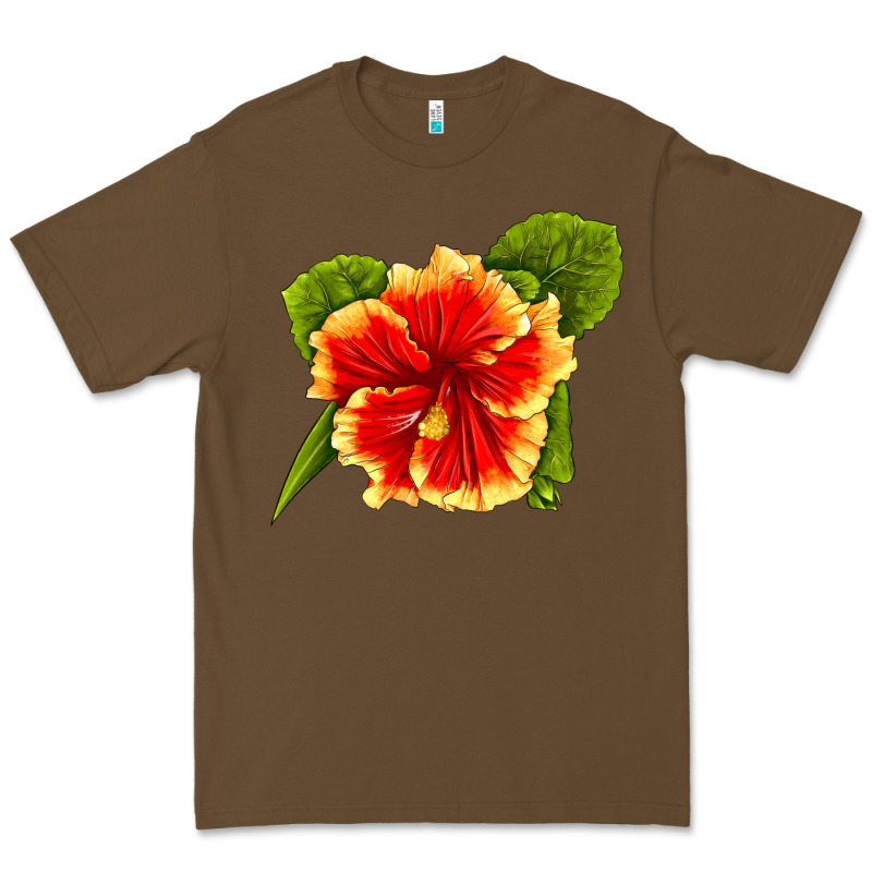 Hawaiian Hibiscus Flower Premium Tee by LillyAllenDesigns | Teevron