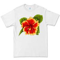 White Hawaiian Hibiscus Flower Premium Tee - LillyAllenDesigns