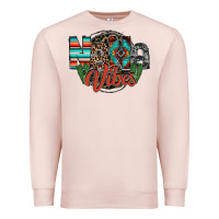 Pale Pink nana vibes Premium Sweatshirt - RacoonDesign