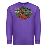 Purple nana vibes Premium Sweatshirt - RacoonDesign