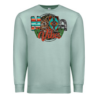 Seafoam nana vibes Premium Sweatshirt - RacoonDesign