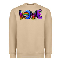 Mushroom Western Love LGBTQ+ Heavyweight Sweatshirt - BundleAndBundleShop