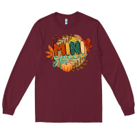 Burgundy mini spice Long Sleeve Tee - CowGirlArtShop