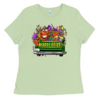 Matcha Mardi Gras truck Ladies Tee - LillyAllenDesigns