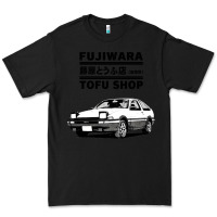 Black initial d fujiwara tofu shop ae86 manga Premium Tee - lanVoArt