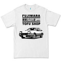 White initial d fujiwara tofu shop ae86 manga Premium Tee - lanVoArt