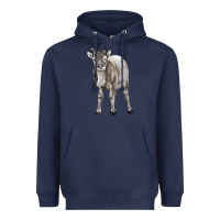 Navy reindeer fawn deer Heavyweight Hoodie - LillyAllenDesigns