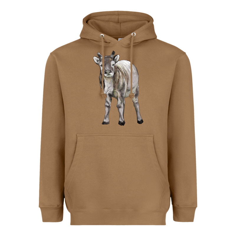 Reindeer Fawn Deer Heavyweight Hoodie by LillyAllenDesigns | Teevron