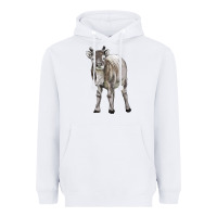 White reindeer fawn deer Heavyweight Hoodie - LillyAllenDesigns