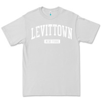 Dove Grey levittown new york ny vintage athletic sports design t shirt Premium Tee - lanVoArt