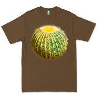 Cacao Golden Barrel Cactus Premium Tee - LillyAllenDesigns
